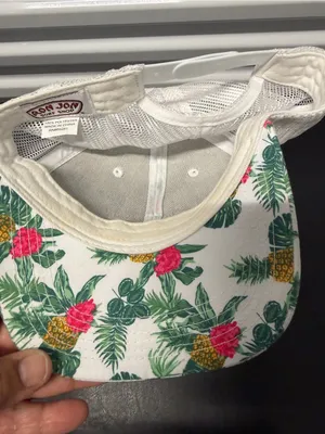 Ron Jon Surf Shop Tropical Pineapple Floral Trucker Hat Mesh Snapback Adjusta thumbnail 2