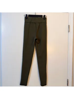 By Egreis Designer Olive Green Leggings – Women's Small (b1) thumbnail 2