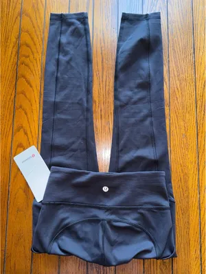 Lululemon Invigorate With Pockets High Rise 25” Black Size 4 NWT thumbnail 1
