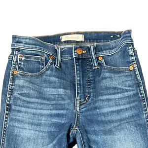 Madewell‎ 10" High Rise Skinny Jeans Size 24 Womens Denim Blue Stretch 24X28 thumbnail 2