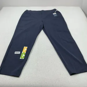 Womans NWT Tommy Bahama Everyday Pullon Active Pants XL Navy thumbnail 1