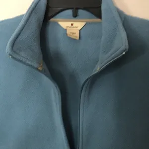 Woolrich Women's Cozy Zip Up Fleece‎ Vest Blue Size Medium thumbnail 5