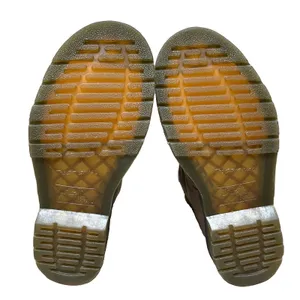 Dr. Martens Taupe Combat Boots 1460 Pascal Leather 8 Eye Women's US‎ 10 UK8 READ thumbnail 9