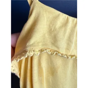 Sezane 100% Cotton Darcy Dress, Size S, Sunset Yellow, VGUC thumbnail 8