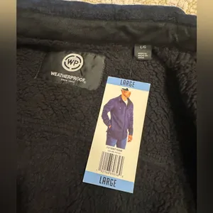 Weatherproof Men's Soft & Warm Polar Fleece Button Up Shirt Jacket Size L NWT thumbnail 5