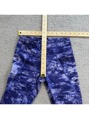 The North Face Purple Digital Camo Leggings Womens XS Pants High Rise Athletic thumbnail 3