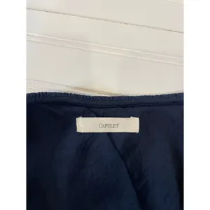 Revolve Capulet Vanessa Navy Blue Ruffle One Shoulder Top Size S thumbnail 4