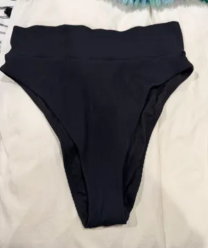 Aerie High-Waisted Swim Bottoms Cheeky thumbnail 1