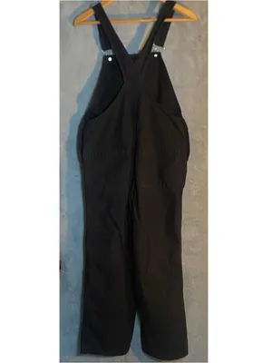 Everlane Black Cotton‎ Overalls with Adjustable Straps size 2 thumbnail 2
