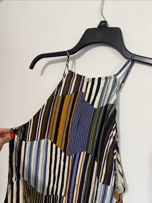 entro Striped Swing Cami Dress | Boho Cottagecore Summer large thumbnail 7