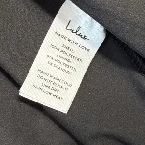 Lulus Black Swiss Dot Tulle Maxi Dress XS Ruffle Deep V-Neck Smocked Waist‎ thumbnail 9