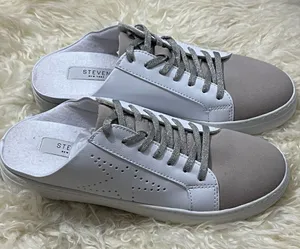 Steven By Steve Madden White Slip On Vegan Leather Sneakers 8M thumbnail 1