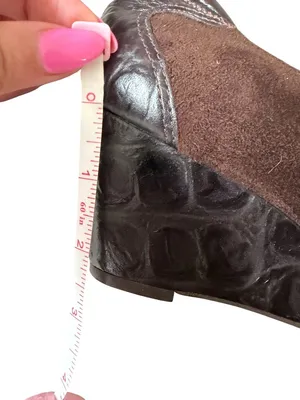 DONALD J PLINER Ferny Brown Suede Wedges Size 7 thumbnail 7