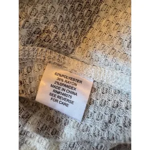 Sweet Romeo Gray Camo Waffle Knit Top‎ NW Size Small thumbnail 8