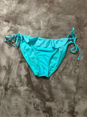 No Boundaries Bikini Bottoms Women’s Size M Turquoise Swim Bikini Bottoms thumbnail 3