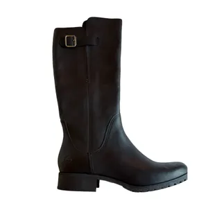 Timberland Boots Womens Size 11 Black Leather Knee High Riding Boot Side Zip thumbnail 7