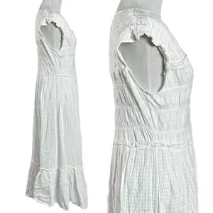 Free People Ethereal Cottage Desert Dazed Midi Dress Maxi Top Ivory Small Boho thumbnail 7