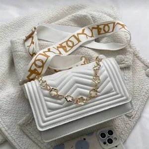 Chic White and Gold Crossbody Bag NTW mt31 thumbnail 6