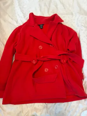 Shanna red coat Size L thumbnail 1