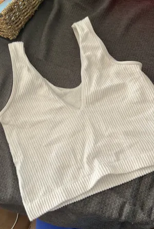 Free People White Tank thumbnail 1