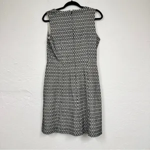 J Crew Blue White Contrast Eyelet Fit Flare Mini Dress Womens 10 Preppy Classic thumbnail 13