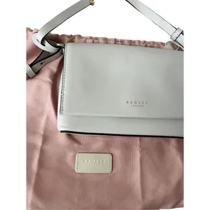 Radley London Pearl white leather crossbody with dust bag thumbnail 6