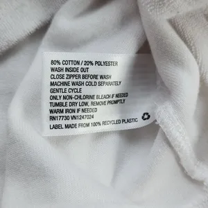 Stoney Clover -808 Lane White Sweatshirt 1/3 zip‎ up Medium thumbnail 9