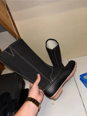Women's Black Tall Winter Duck Boots thumbnail 5