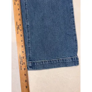 Loft Palmer Wide Leg Jeans Medium Wash High‎ Rise Patch Pocket measures sz 29 thumbnail 7