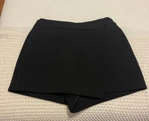 ZARA Black Asymmetric Skort thumbnail 1