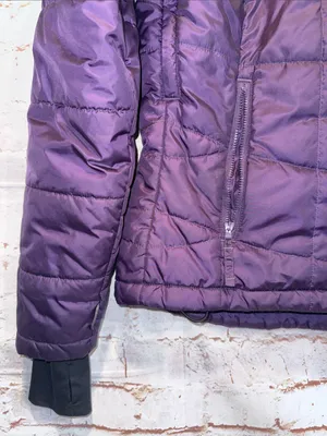 Columbia Women Purple Insulated Jacket soft shell full zip front pockets ski XS thumbnail 3