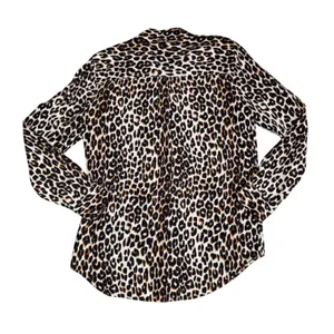 Equipment Silk Blouse Women Medium Leopard Print Excellent Animal Button Down thumbnail 4