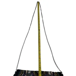 Vintage Beaded Sequin Embroidered Clutch Crossbody Boho‎ Festival Art Deco Bag thumbnail 8