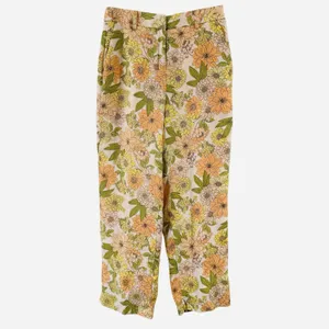 J Crew Drapey Cup to‎ Blend Trouser Pants Womens 2 Zinnia Floral Lined thumbnail 2