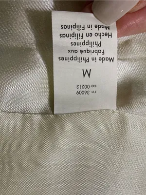 Calvin Klein Wool Blend Cream Plaid Double-Breasted Pea Coat Size Medium thumbnail 7