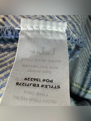 NWT Lulus Women’s Keep It Cool Blue Plaid Long Sleeve Shacket Jacket Size Small thumbnail 7