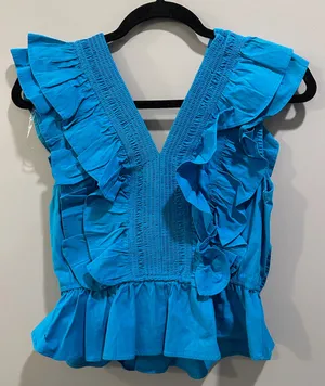The Pants Store Ruffle Detail Sleeveless Top thumbnail 3
