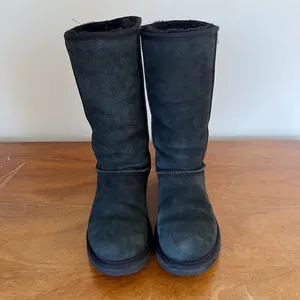 UGG • Classic Tall Sheepskin boots black shearling sherpa suede knee winter 5815 thumbnail 4