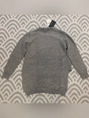 ZARA WOMAN Grey High-Low Knit Sweater NWT thumbnail 5