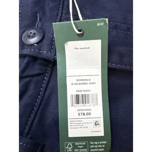 Alpine Design Womens Barrel Pant Deep Navy High Rise Relaxed Cropped ADW24905 8 thumbnail 3