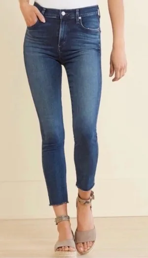 Agolde Sophie‎ Jeans Size 27 Blue Reverb Wash High Rise Skinny Crop Clean Girl thumbnail 1