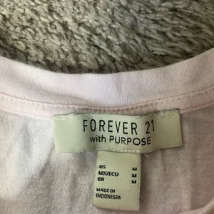 Forever 21 Light Pink Graphic Tee thumbnail 3