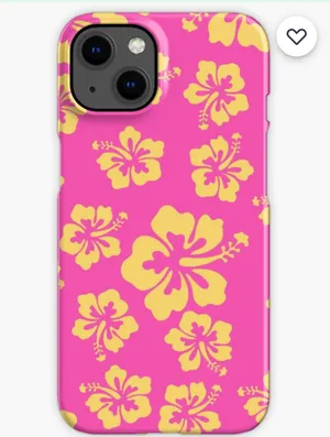 Hibiscus Flower Aloha iPhone 14 Pro Case Multi thumbnail 1