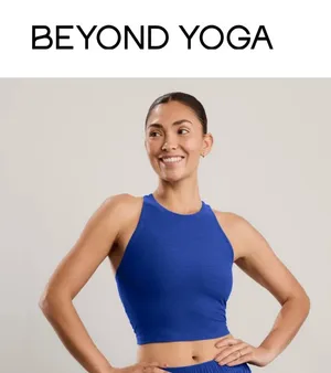 Beyond Yoga Refocus cropped tank thumbnail 1