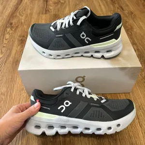 On Cloudrunner black running athletic training lace up shoes sneakers new thumbnail 7