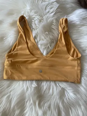 Lululemon Align V-Neck Bra *Light Support, C/D Cup Mango Dream thumbnail 4