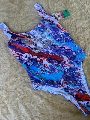 Emme Jordan Beach Club Women's One-Piece Swimsuit in Blue Multi thumbnail 4