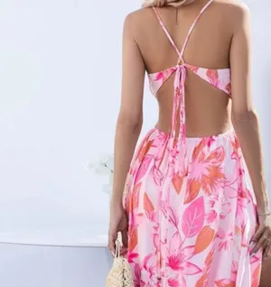 Floral maxi dress Pink Size XS thumbnail 2
