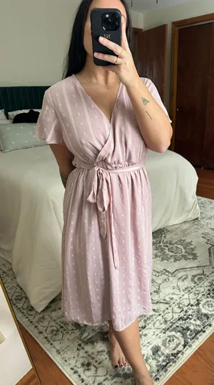 Wedding Guest Dress Pink Size M thumbnail 1