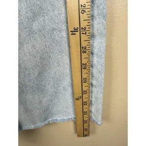 Abercrombie & Fitch Ultra High Rise Crop Wide Leg Jeans Women’s 0R/25 Frayed Hem thumbnail 10